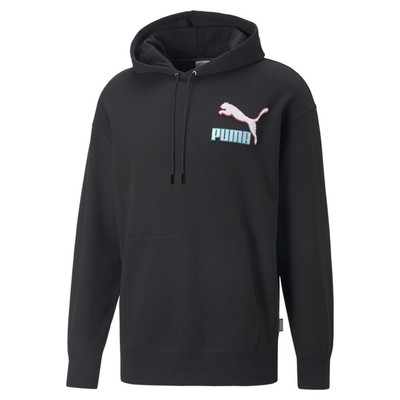 Пуловер с капюшоном для фанатов Puma, мужская повседневная спортивная верхняя одежда размера S, 53611401