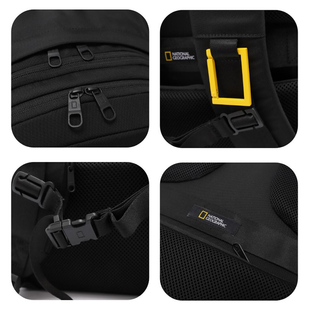 ★NATIONAL GEOGRAPHIC★FLAP POCKET BACKPACK National Geographic Explorer Backpack with Mesh Pocket