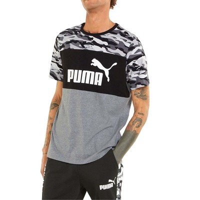 

Puma Ess+ Камуфляжная футболка с круглым вырезом и короткими рукавами Мужская черная спортивная повседневная 6704290, Черный, Puma Ess+ Camo Crew Neck Short Sleeve T-Shirt