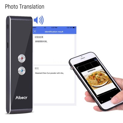 Trans Smart Instant Voice Speech Photo Translator Real-time BT 40 Languages F3P6