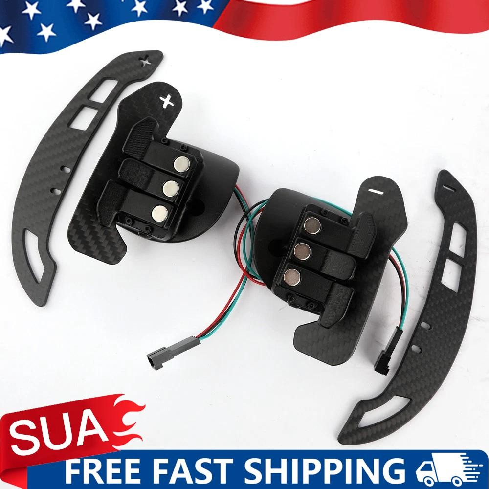 Durable Add‑On Magnetic Carbon Fiber Paddles For Dodge Charger Challenger SRT
