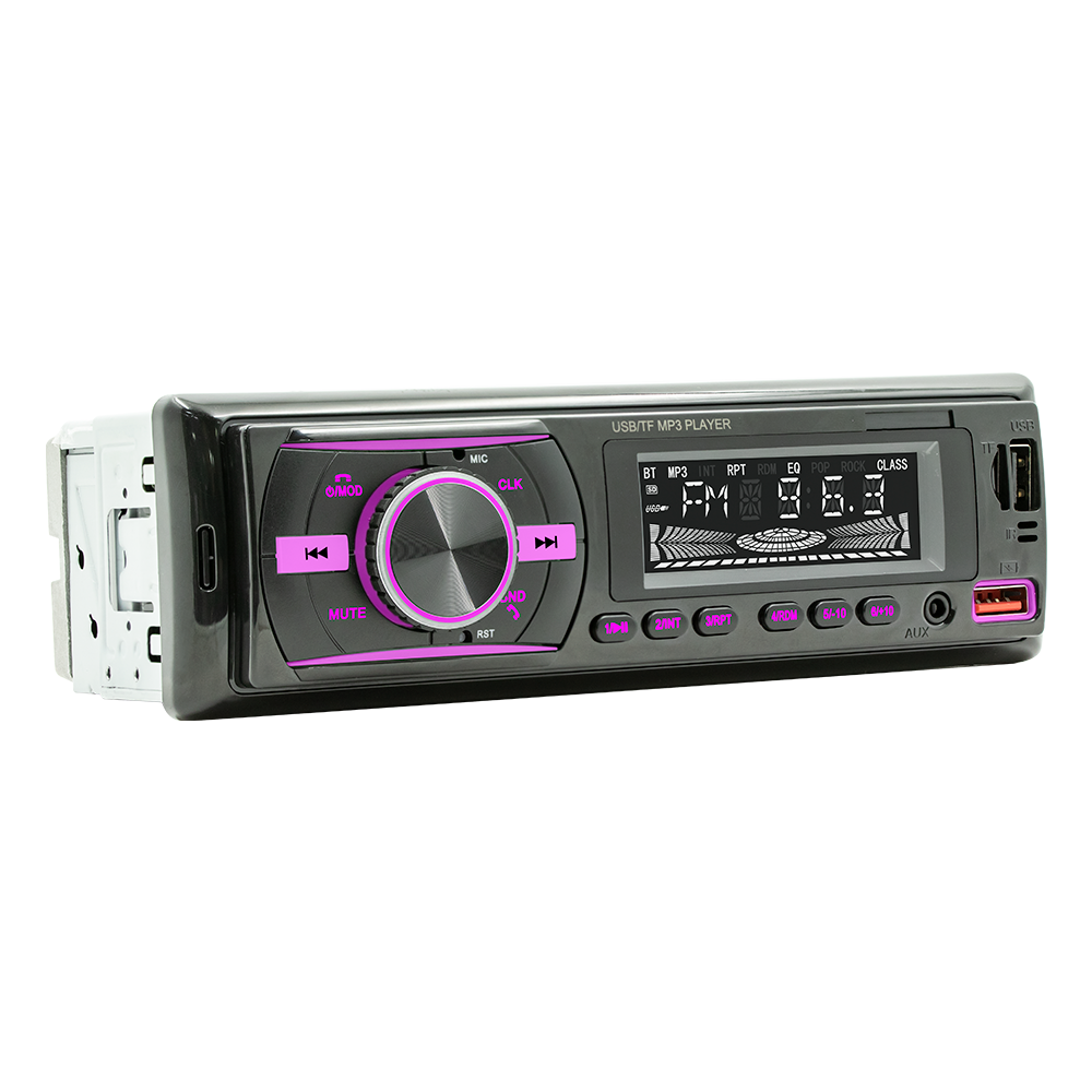 Car Radio Mp3 Player Bluetooth Fm Receiver Usb Tf Aux Hands-free