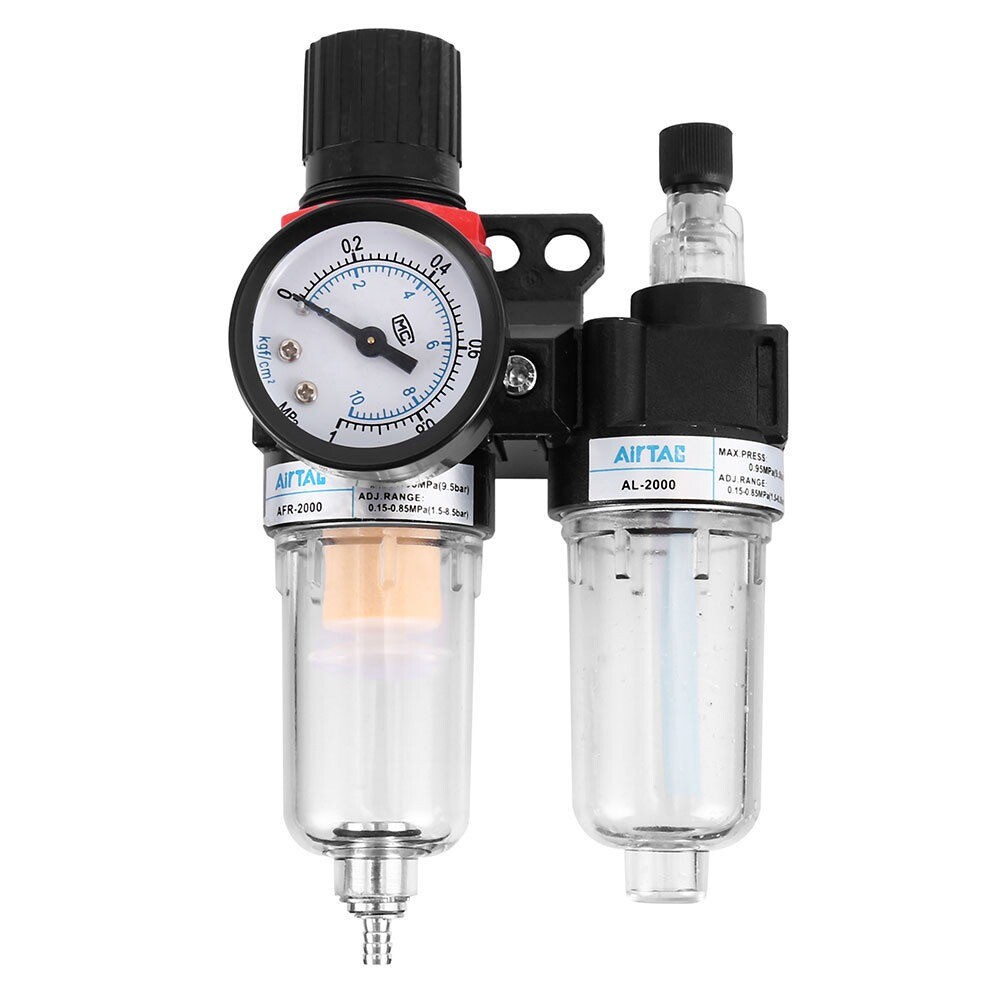 Air Pressure Regulator Oil/Water Separator Moisture Filter Compressor
