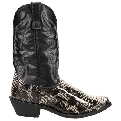 

Мужские черные классические ботинки Laredo Monty Croc Snip Toe Cowboy 68067, Черный, Laredo Monty Croc Snip Toe Cowboy