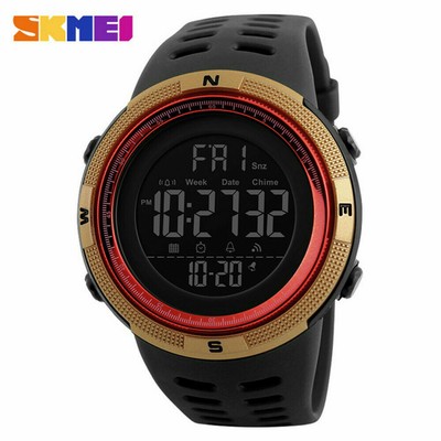 SKMEI Men's  Electronic Alarm Sport Wristwatch Fashion Digital for Students Boys