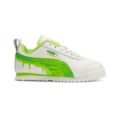 

Puma Roma Slime Lace Up Молодежные кроссовки для девочек Размер 13 M Повседневная обувь 39111501, Белый, Puma Roma Slime Lace Up Youth