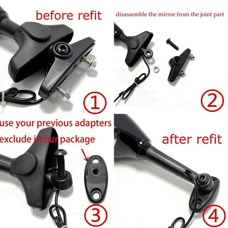 Motorcycle LED Turn Signal Mirrors For Yamaha YZF R1 R6 R6S FZR600