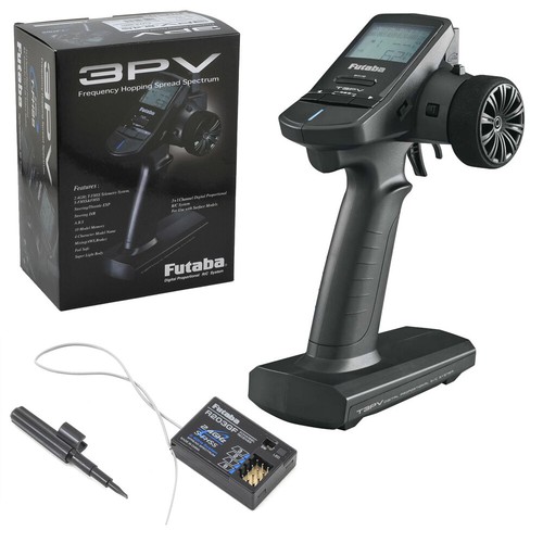 Futaba 3PV 2.4GHz 3-Channel T/S/FHSS Radio System w/R203GF Futaba 3PV 2.4GHz 3-Channel T/S/FHSS Radio System w/R203GF