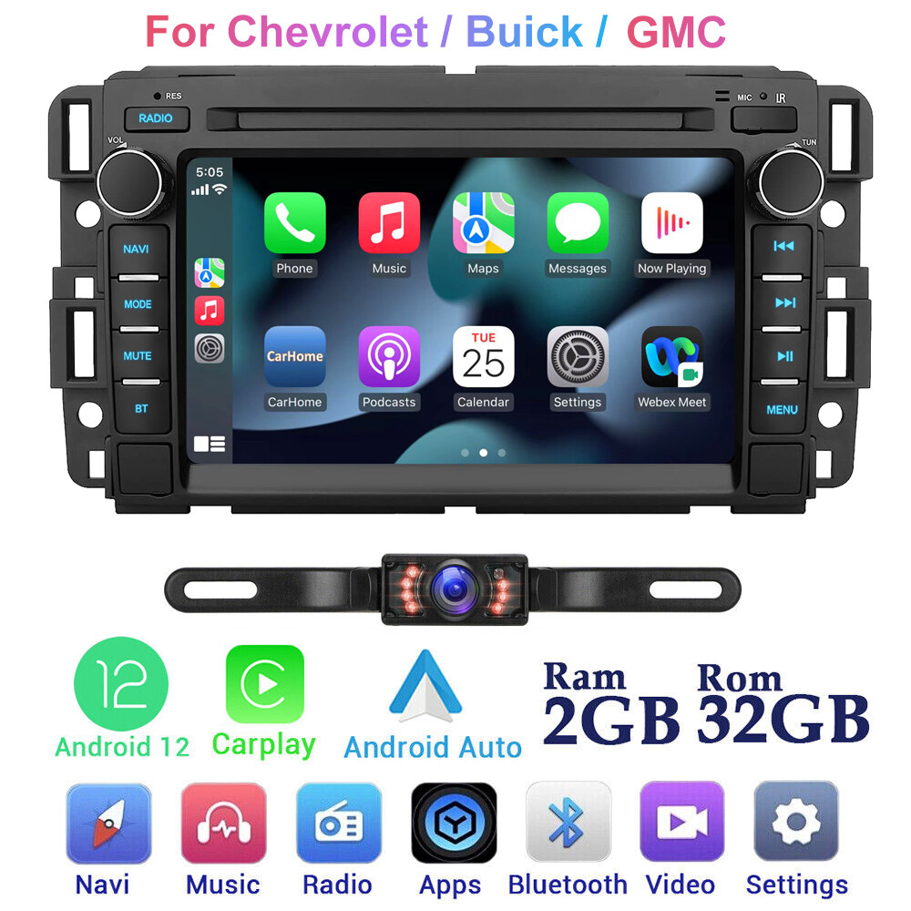 For GMC Yukon Chevy Silverado Sierra Android GPS Navi Radio Car Stereo Player