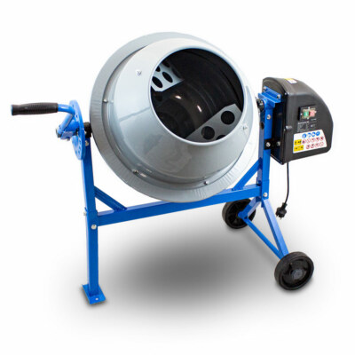 BITUXX Elektrischer Betonmischer Betonmischmaschine Mörtel Zementmischer 65L