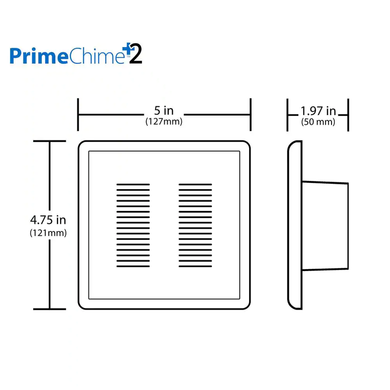 Primechime plus 2 Video Compatible Wired Door Bell Chime Kit