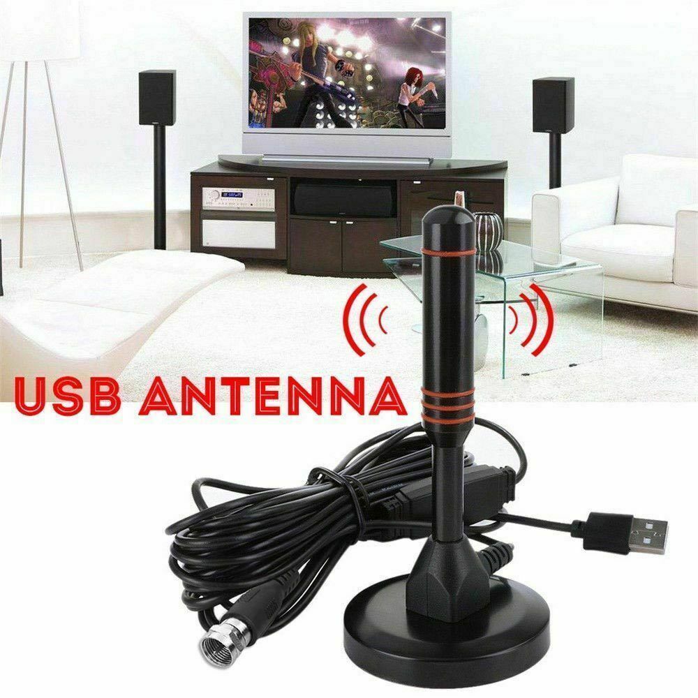 200mile High Gain Freeview HD TV Aerial Indoor Digital TV Antenna
