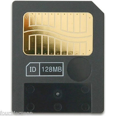  128 MB MEG SMART MEDIA SM MEMORY CARD 3.3V SSFDC YAMAHA QY 100 SEQUENCER CD ZW2