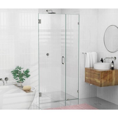 Glass Warehouse Shower Door 39.25"W x 78"H Wall Hinged Frame
