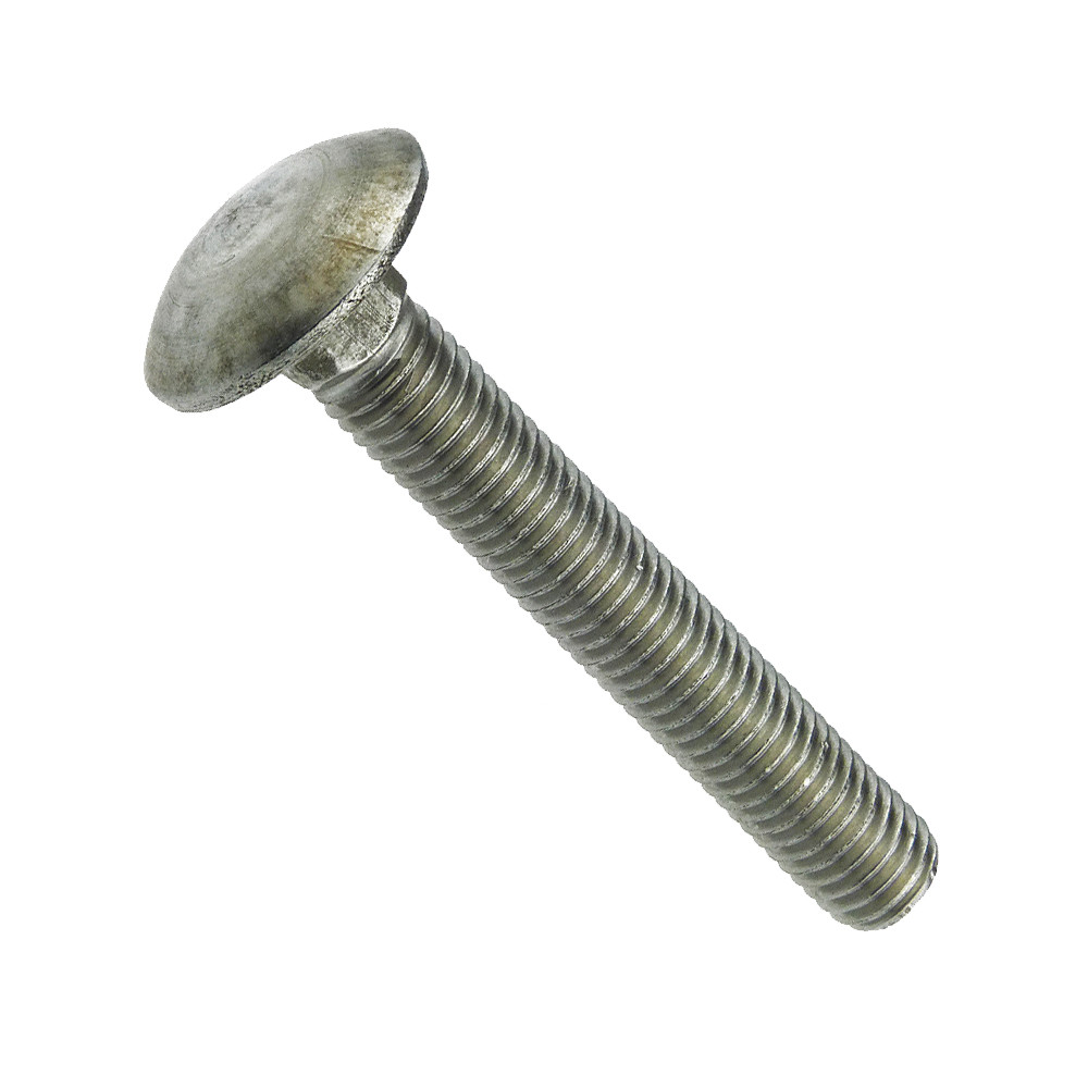 Flachrundschrauben mit Vierkantansatz DIN 603 ohne Mu Edelstahl A2 M 5 - M 8