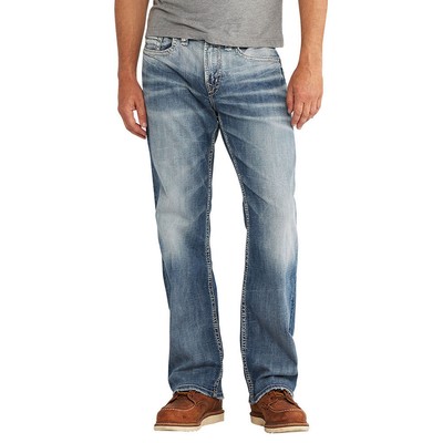 

Серебряные джинсы Мужские джинсы Craig Easy Fit Bootcut Jeans