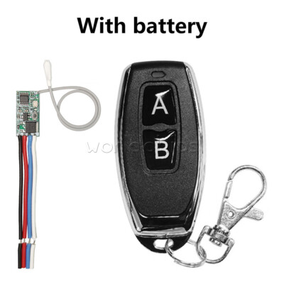 433mhz DC3.6-24V 1CH Relay Wireless RF Remote Control Switch Receiver Module USA