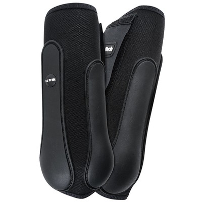 MEDIUM CLASSIC EQUINE AIR WAVE PRO TECH FLEXIBLE HORSE SPLINT BOOTS BLACK