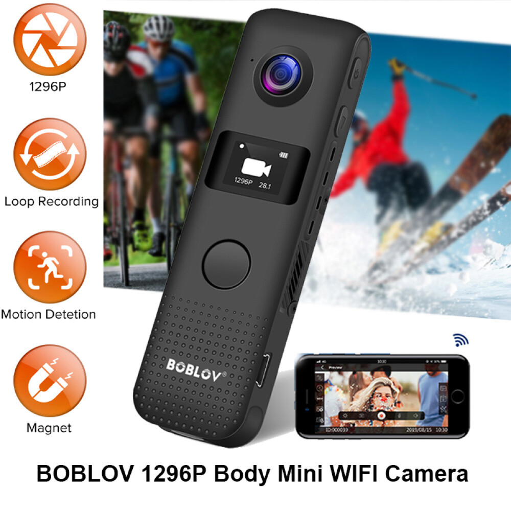 BOBLOV Wireless OLED 30fps Video Camera Recorder Motion Detection Loop