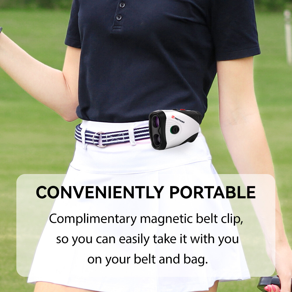 REDTIGER 1200 Yard Golf Rangefinder Slope 7X Magnification Laser Range Finder