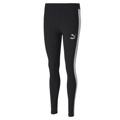 Леггинсы женские с логотипом Puma Classics T7, размер L, спортивные повседневные 575075-01