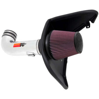 K&N 69-4519TP Performance Cold Air Intake Kit System for 10-15 Camaro SS 6.2L V8