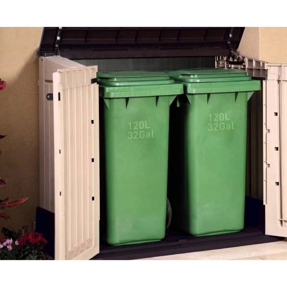 Keter Store-It-Out MIDI Outdoor Resin Horizontal Storage Shed 30 cu. feet indoor