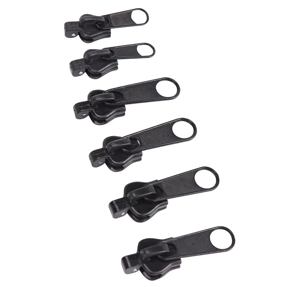 Fix Zipper Zip Slider Repair Instant Kit Removable Rescue Replacement Pack of 6P