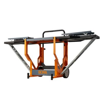 Portacube STR Miter Saw Workstation Steel Jobsite Folding Wheels Rolling Work