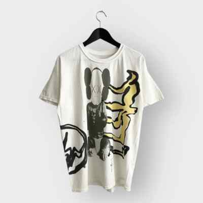 Cactus Jack by Travis Scott x KAWS For Fragment Short SleeveTee 'Tie Dye' Sz XL