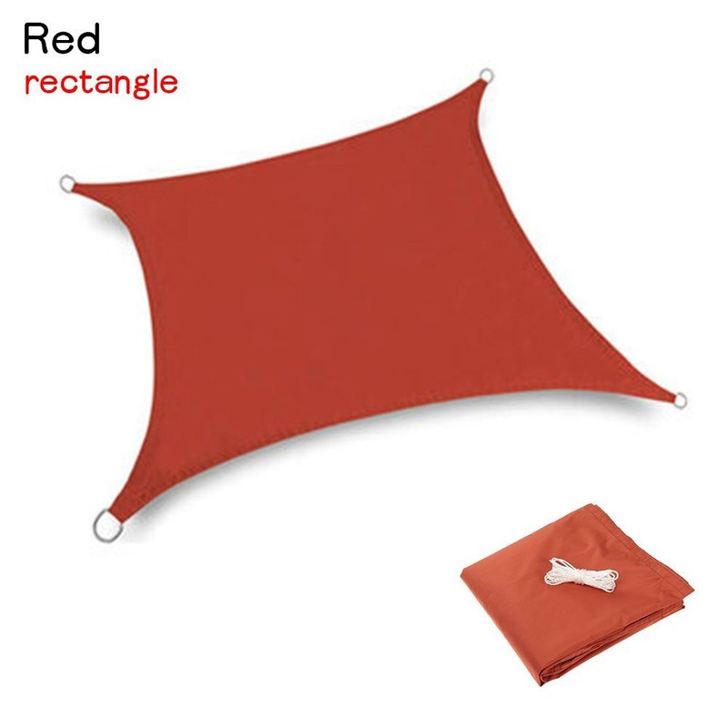 Sun Shade Sail Waterproof Outdoor Beach Garden Patio Top Canopy Awning UV Block