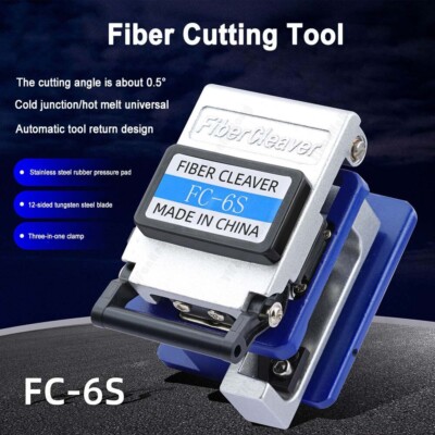 Optical Fiber Cleaver FC-6S FTTH Metal High Precision Cold Connection Cutter Too