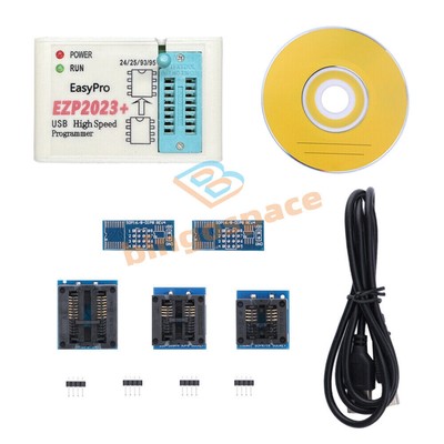 EZP2023 High-Speed SPI Flash Programmer Support 24 25 93 95 EEPROM +Adapters USA