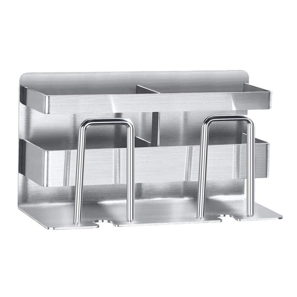 Zahnbürstenhalter Kreative Edelstahl Zahnbürste Organizer Wandhalterung