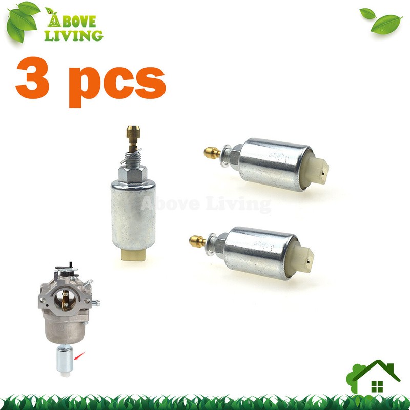 3pcs Fuel Carburetor Solenoid For Briggs Stratton 699915 698620 794572 796109