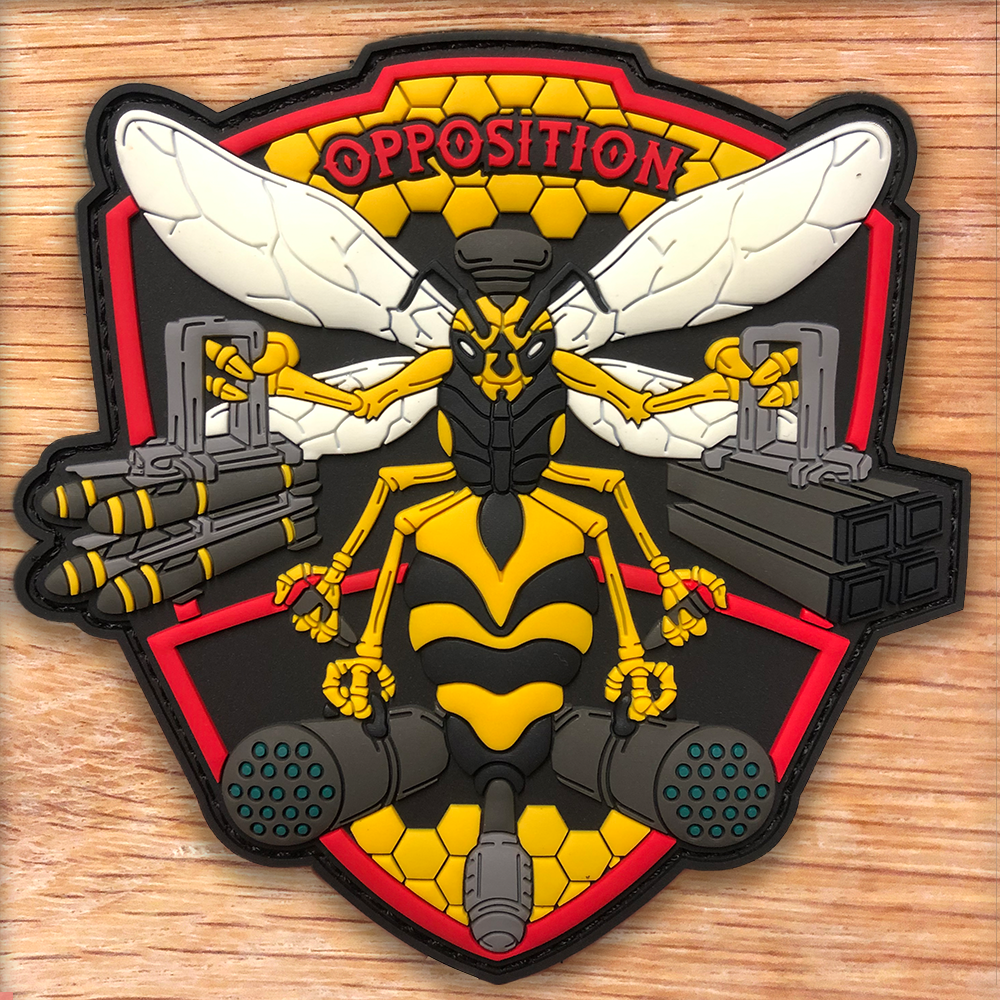 USAF 23d BS PVCパッチ ISRAEL AIR FORCE 113 SQD OPPOSITION PVC PATCH 3D GLOW IN