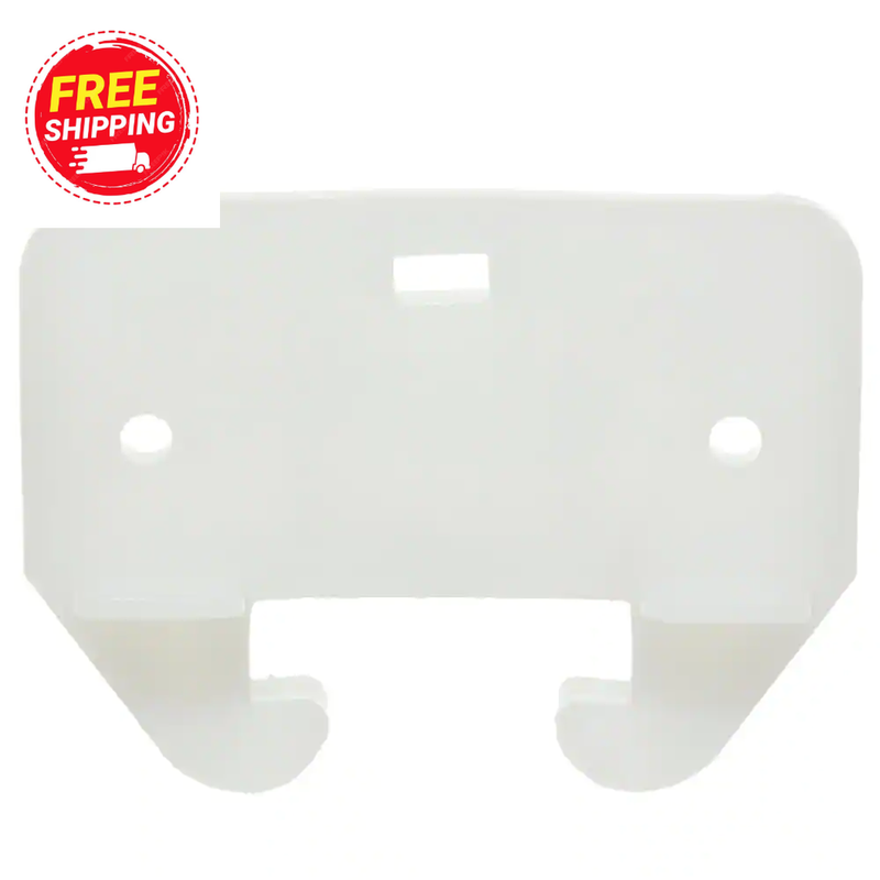 Drawer Track Guide and Glides, White Polyethylene