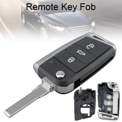 Fit For VW Volkswagen Golf 7 MK7 Skoda Octavia A7 Seat Remote Key Fob Shell Case