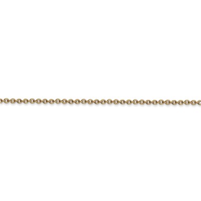 Pre-owned Superdealsforeverything Real 14kt Yellow Gold 1.6mm Cable Chain; 24 Inch; Lobster Clasp