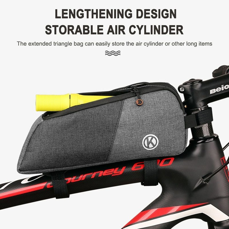 Bicycle Frame Bag Front TopTube Bag Large Waterproof MTB Bike Cycling  Saddle Bag