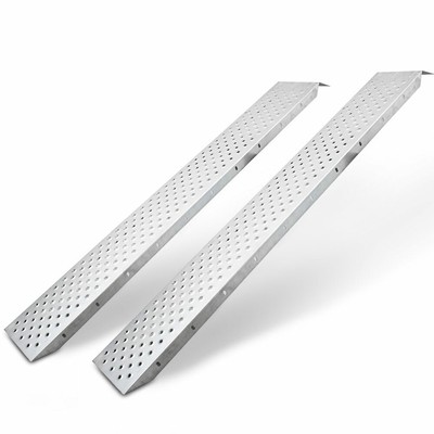 BITUXX 2x Auffahrrampe Auffahrschiene Motorradrampe Schiene 200Kg Stahl 160cm