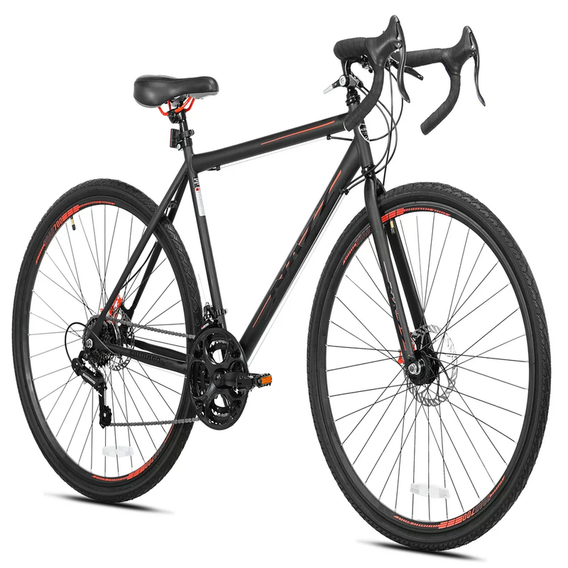 Kent 700C Nazz Men'S Gravel Road Bike, Black