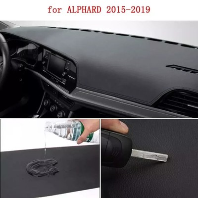 Leather Dash Panels Cover for ALPHARD 2015-2019 Dash Cover Dashboard Mat