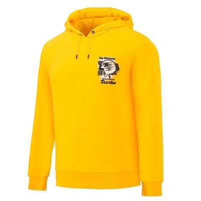 

Puma Pl Graphic Pullover Hoodie Mens Yellow Повседневная верхняя одежда 533786-06, Желтый