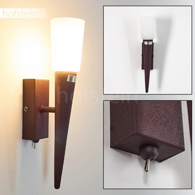 Wandlampe rostfarben