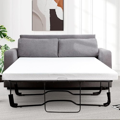 4Inch Memory Foam Sofa Bed Replacement Mattress for Full Size Sleeper Sofa
