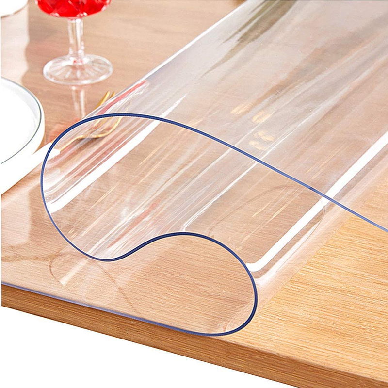 ZIJINJIAJU Clear Table Cover Protector Clear Table Protector Pad 1.5Mm Thick Upg