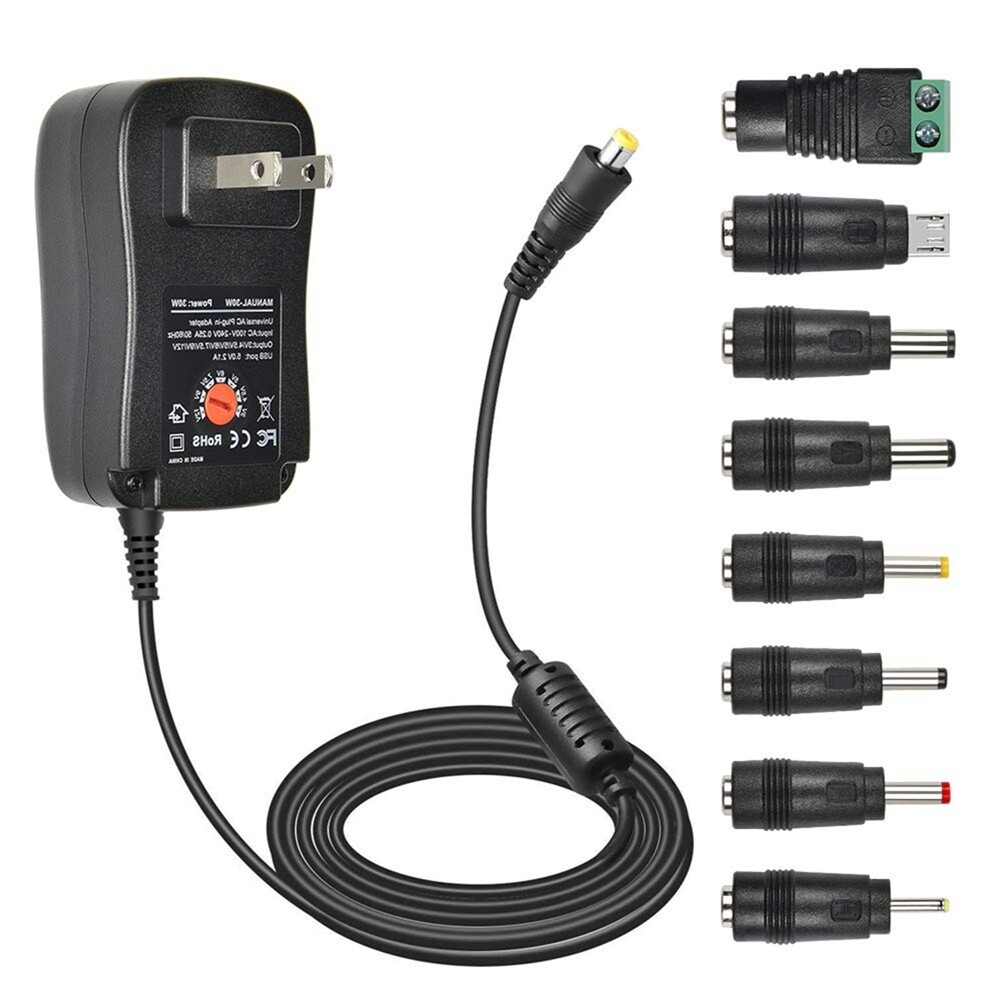 30W Universal AC/DC Adapter Replacement Switching Power Supply 8