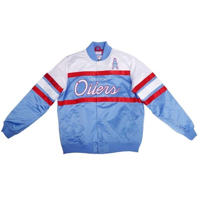 

Mitchell - Ness Special Script Heavyweight Satin Football Jacket Mens Blue Casua, Синий, Mitchell - Ness Special Script Heavyweight Satin Football Jacket