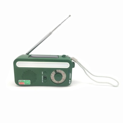 Solar Emergency Radio R903 Green Dynamo Multifunction FM AM Radio Pocket